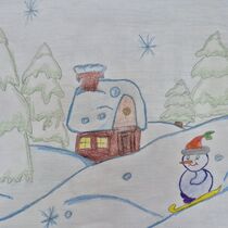 конкурс детских рисунков, Всероссийский творческий конкурс «На пороге зимушка-зима»